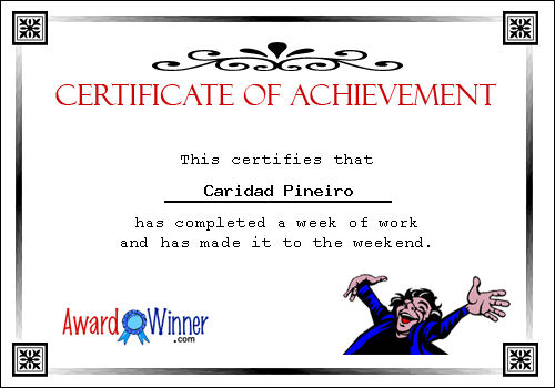 Caridad's Award