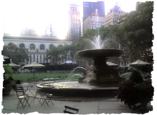 Bryant Park in the Morning Light