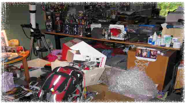 Caridad's desk in her home office!
