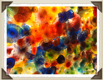 Murano glass ceiling