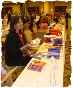 Allie Pleiter and other authors at the RWA Literacy Signing