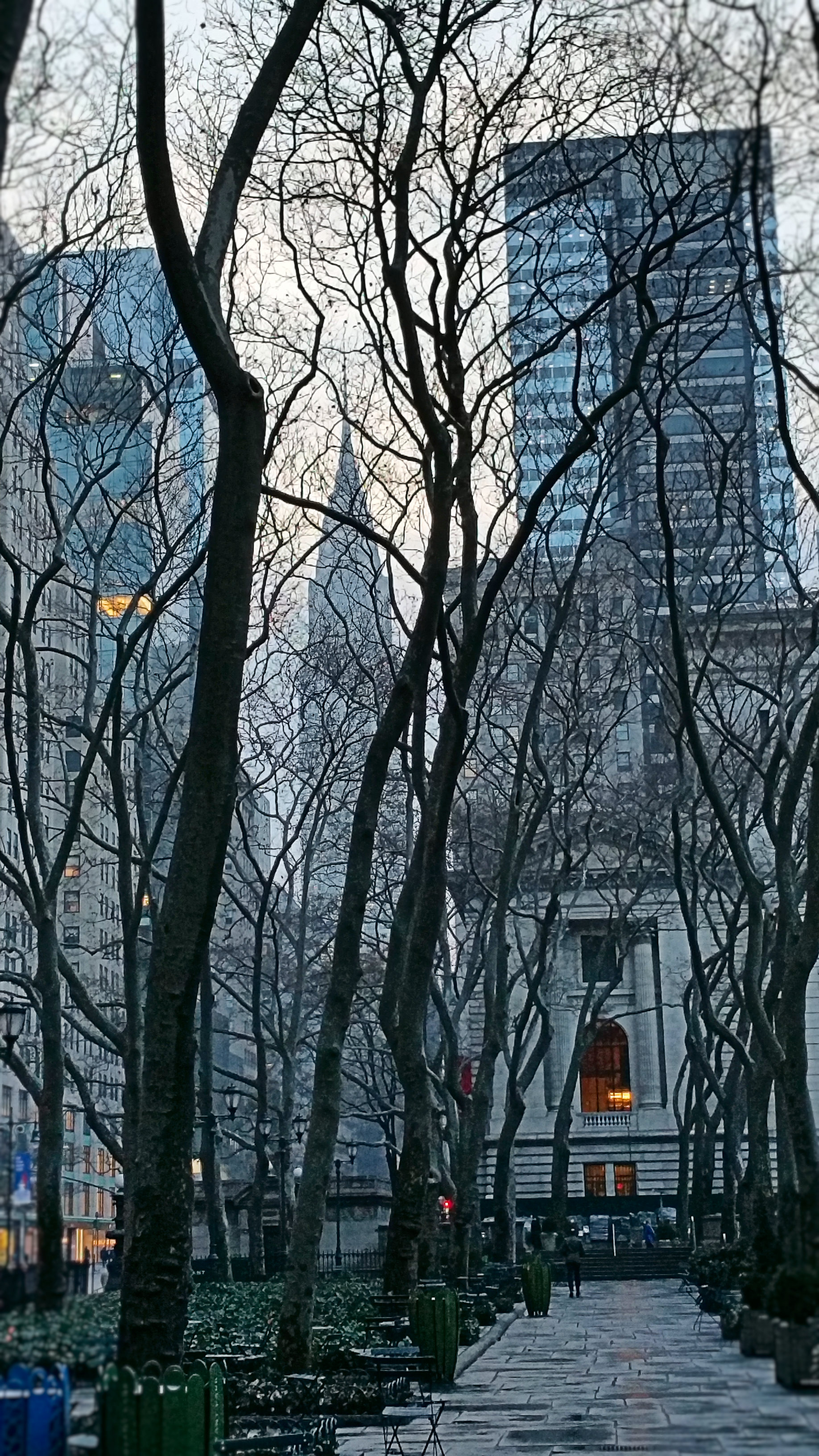 Chrysler Building and Bryant Park