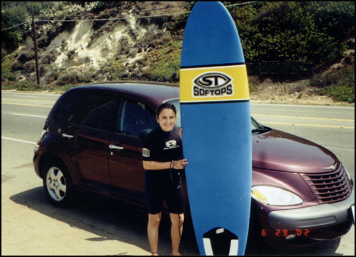 Surfing in California