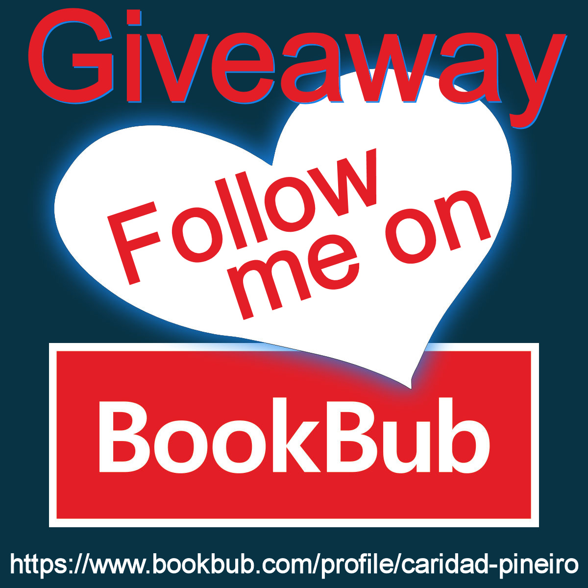 Follow me on Bookbub