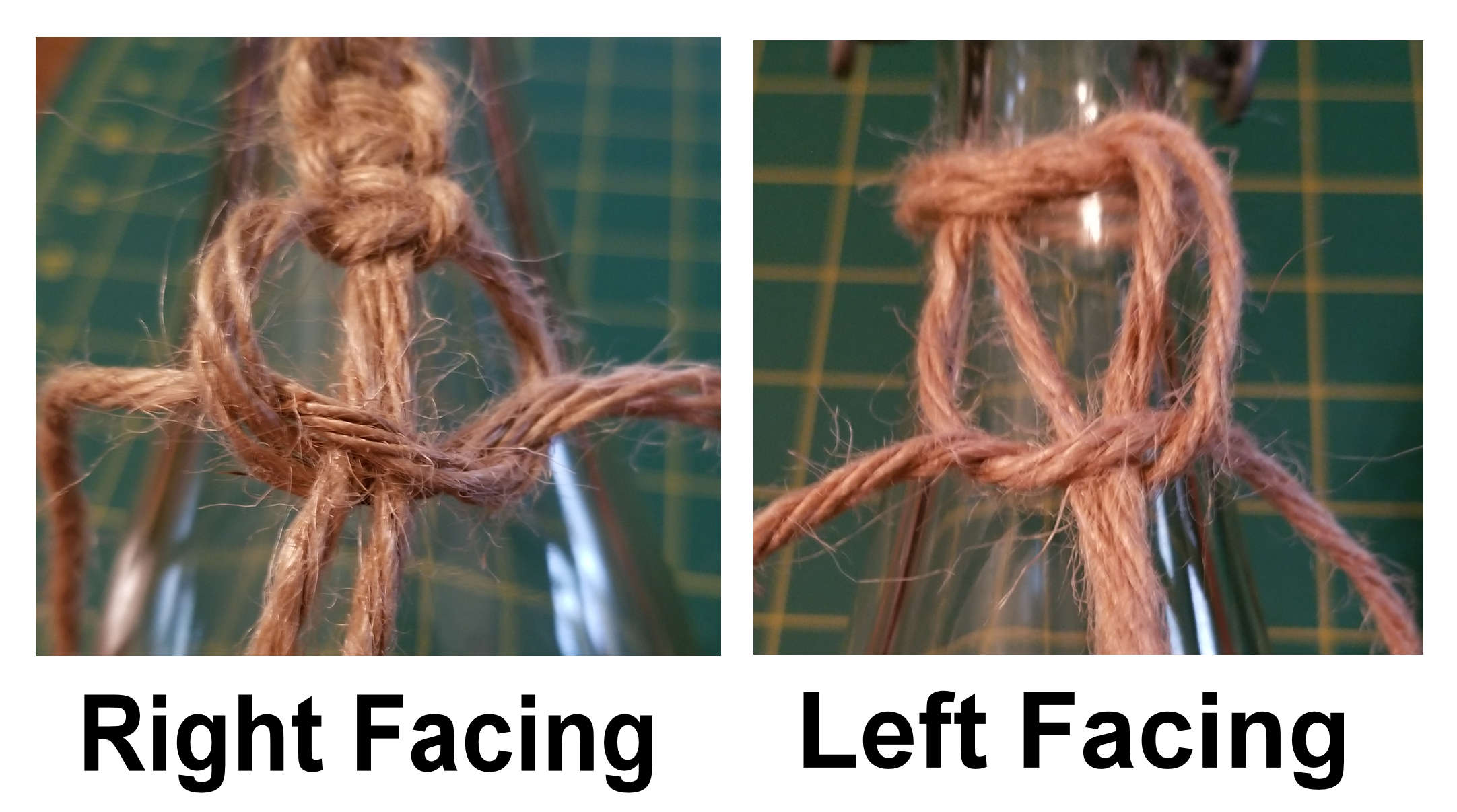 macrame half knots
