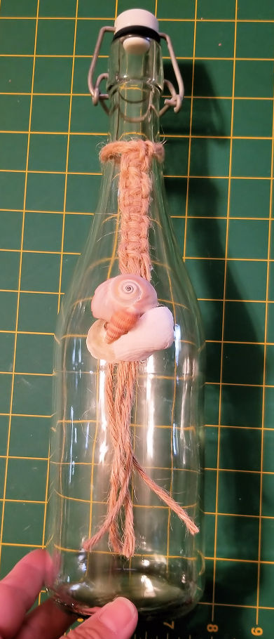 decorated water bottle