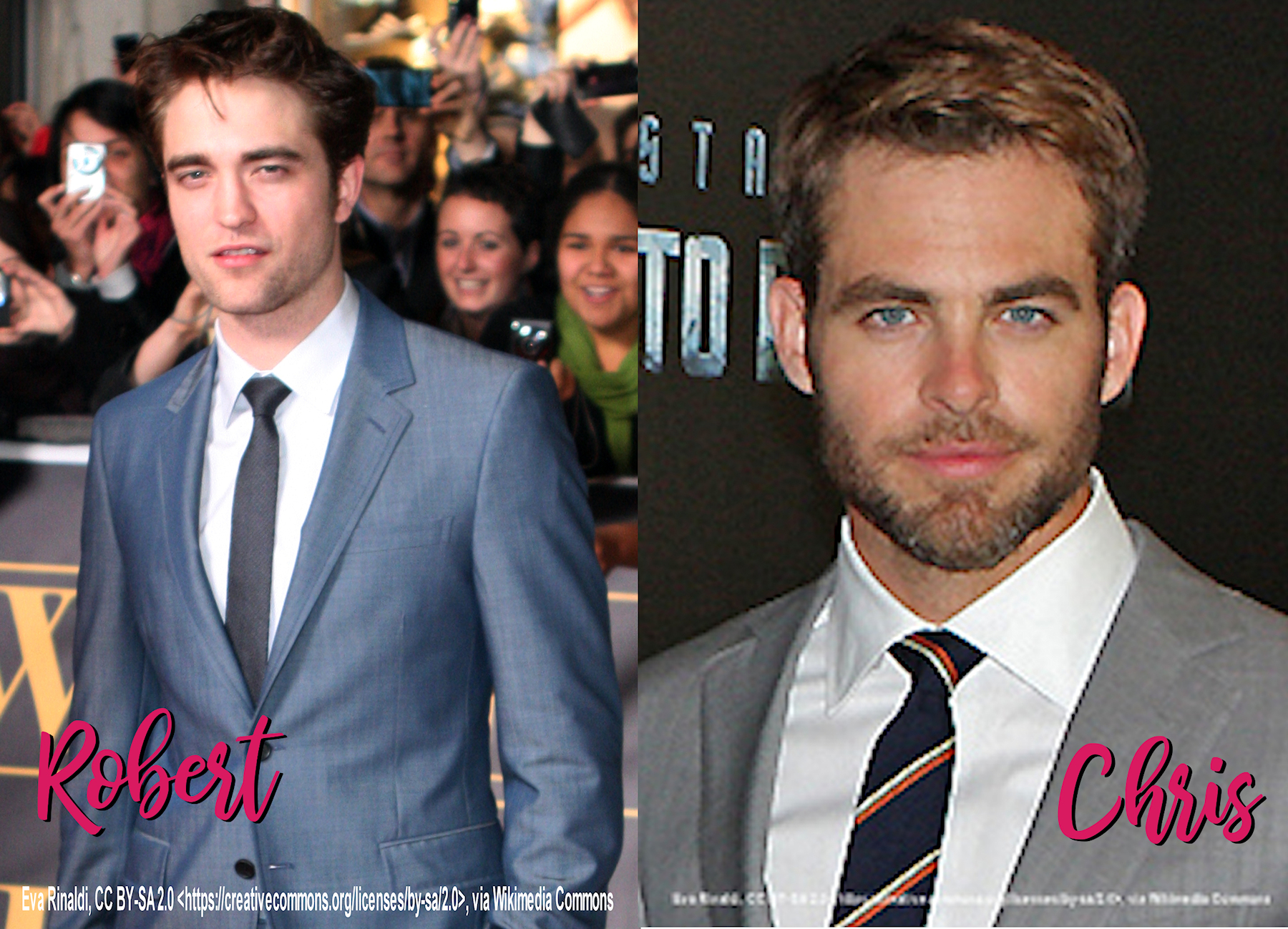 Robert Pattinson Chris Pine