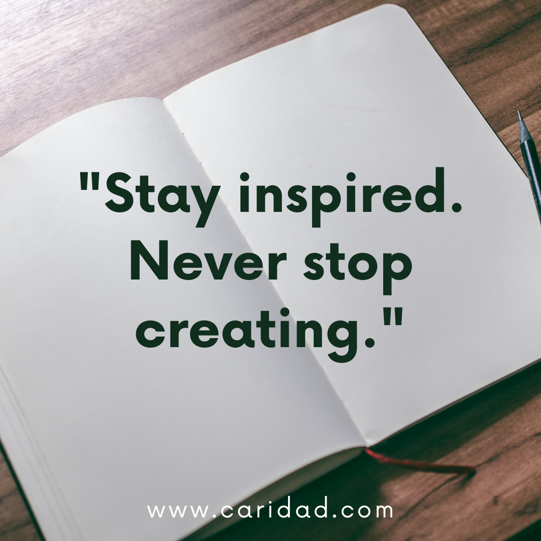 caridad writing inspiration