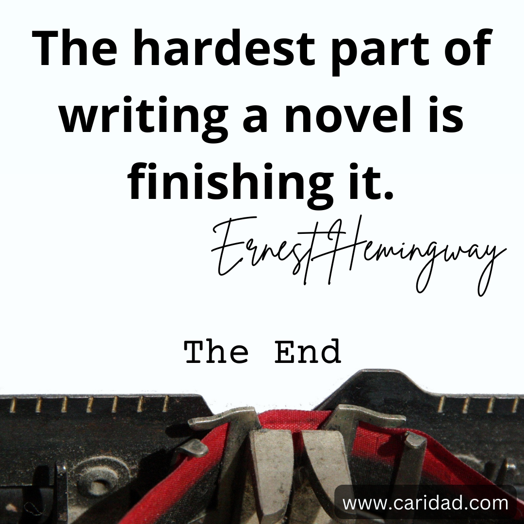 finishing a novel