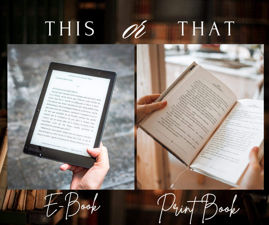 e-book or print book