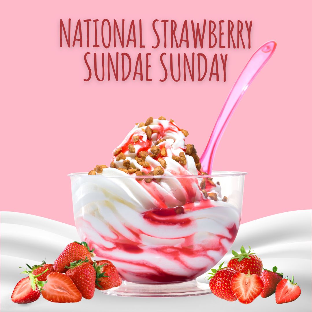 strawberry sundae