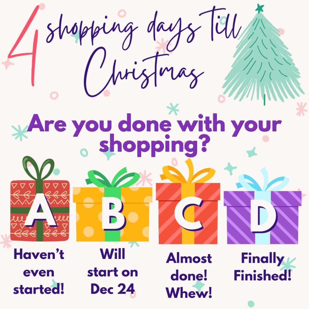 christmas shopping