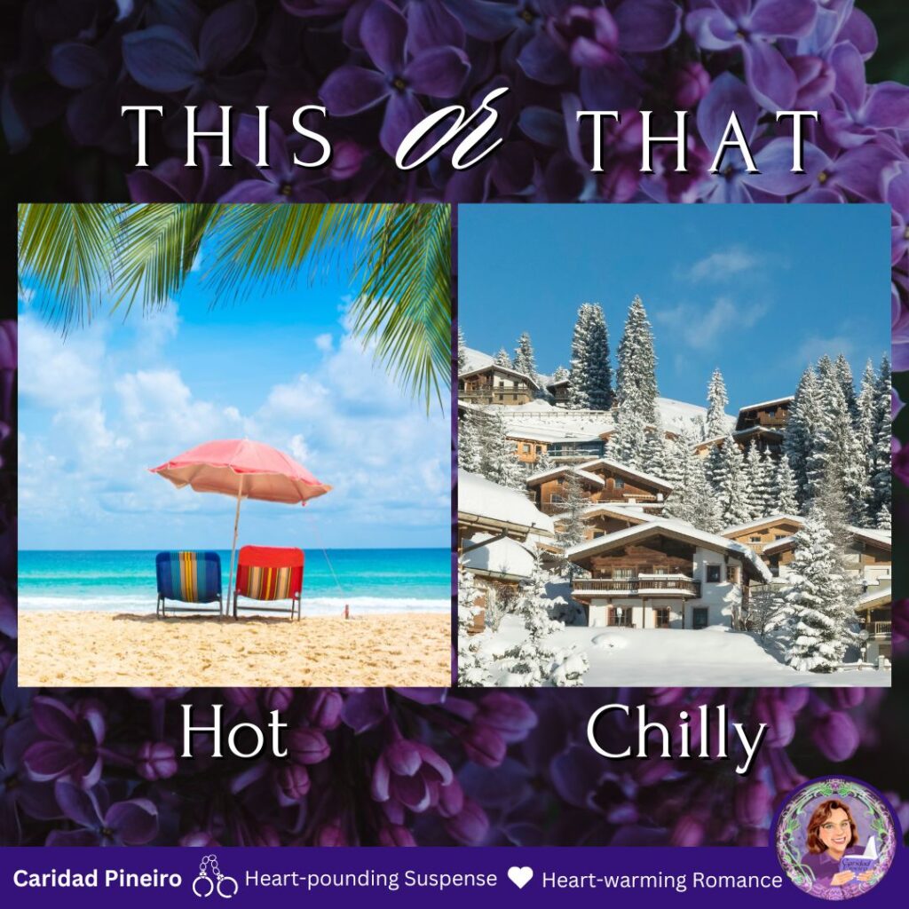 warm or chilly winter vacation