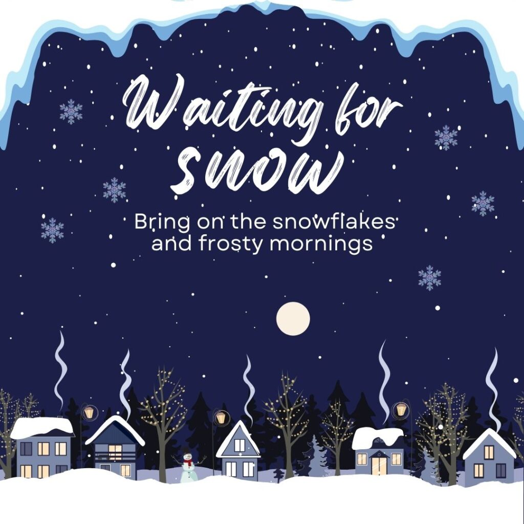 waiting for snow