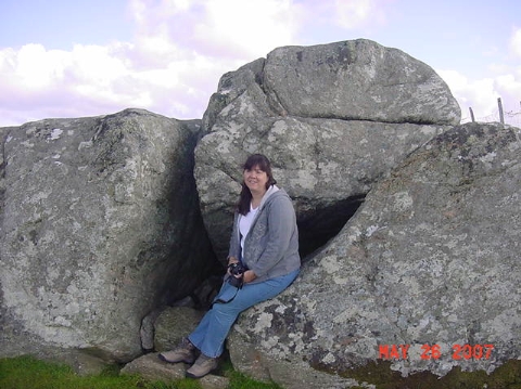 Gretchen at Callenish
