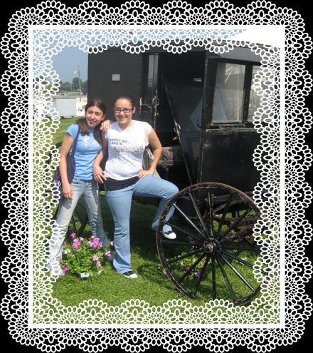 Sammie and her friend at Kutztown Fair in Pennsylvania